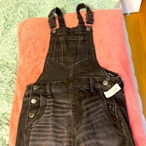 Black overalls- size 4